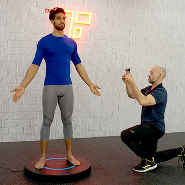 3D scanning a Fitness first member