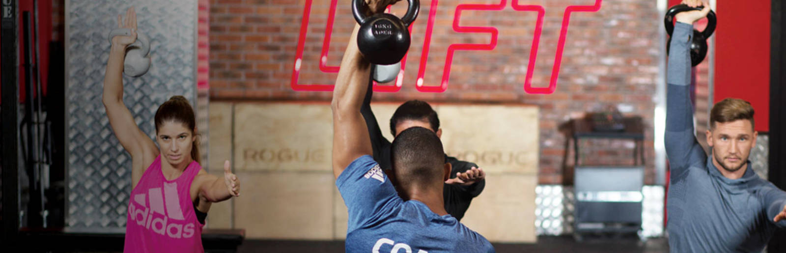 kettlebell lifting group exercise